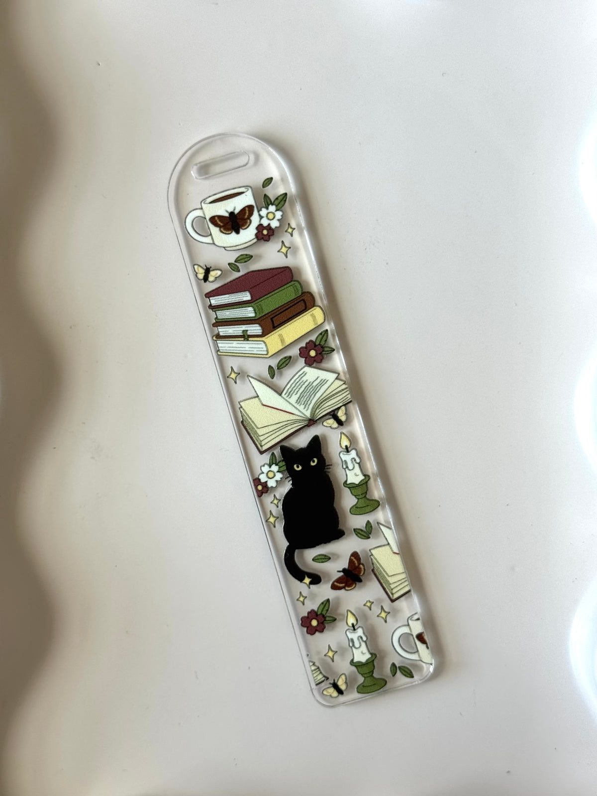 Library Cat Bookmark