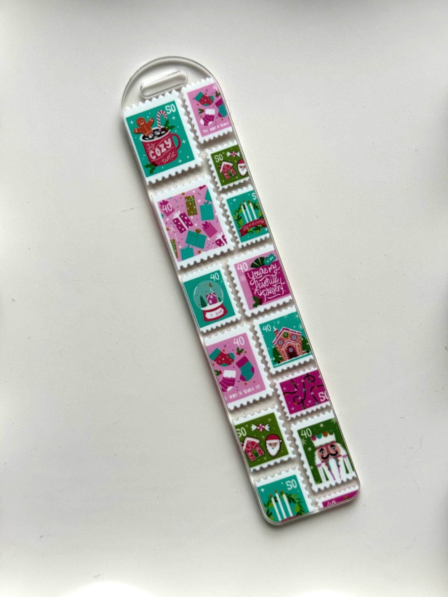 Holiday Stamps Bookmark