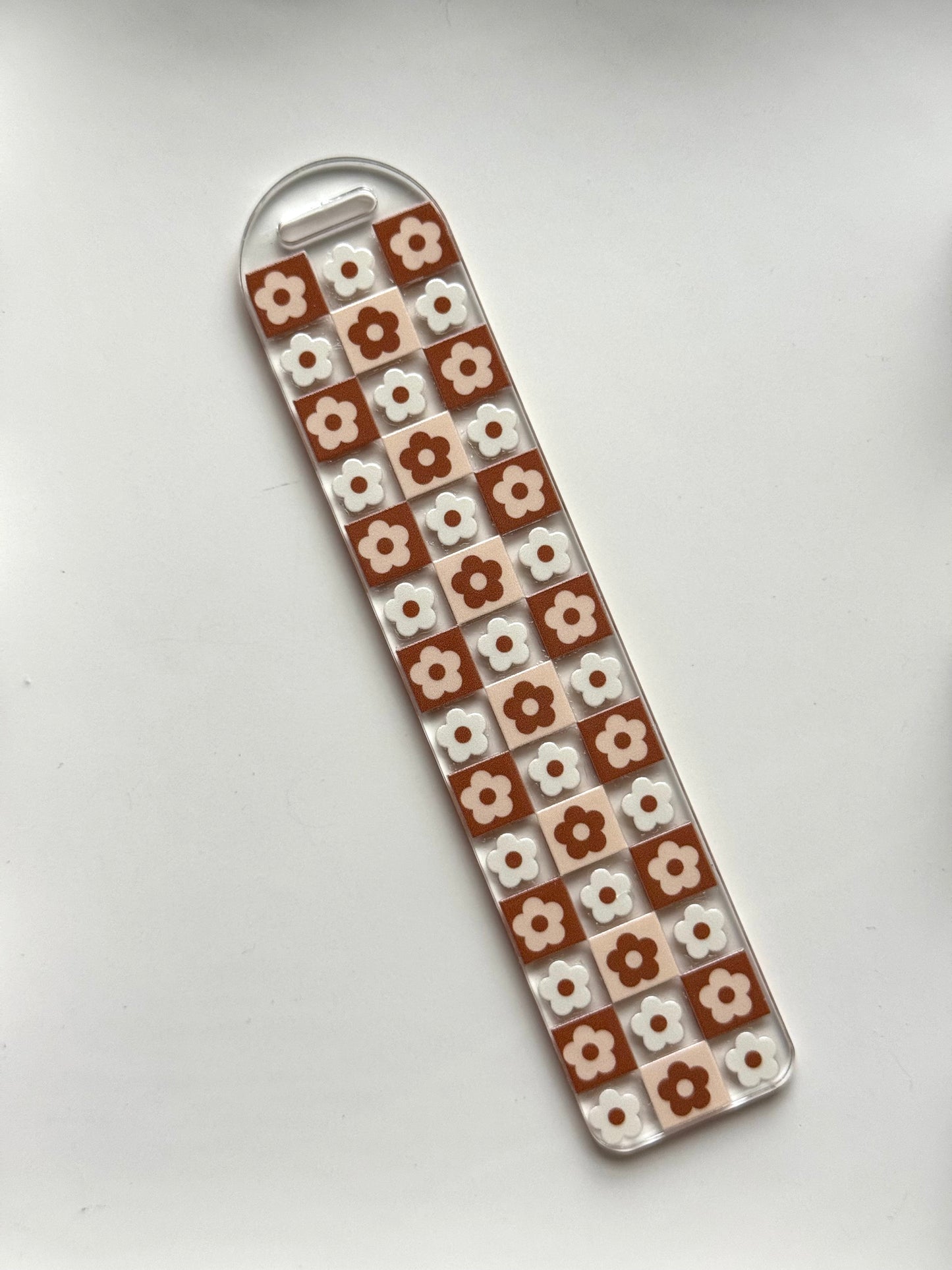 Groovy Florals & Checks Bookmark