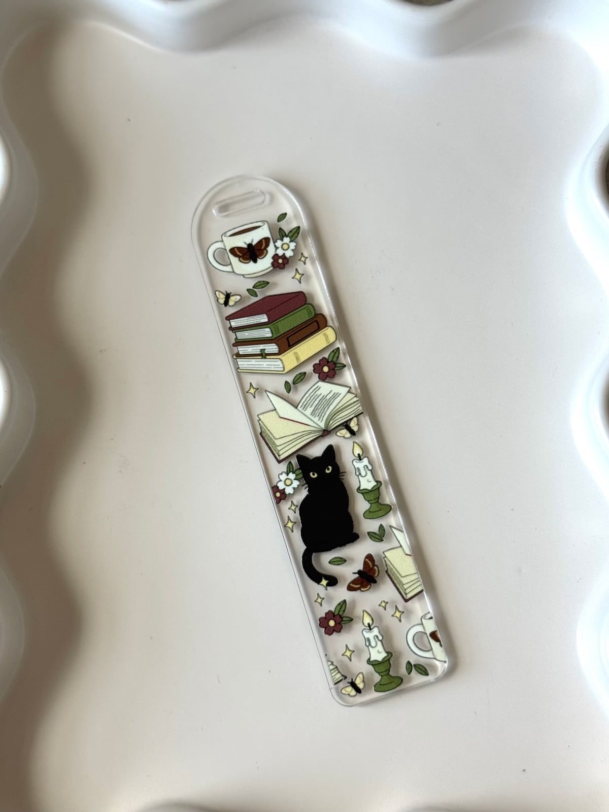 Library Cat Bookmark