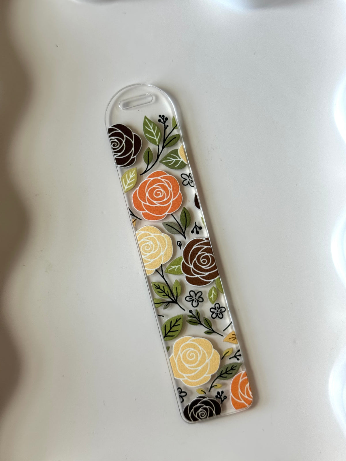 Fall Florals Bookmark
