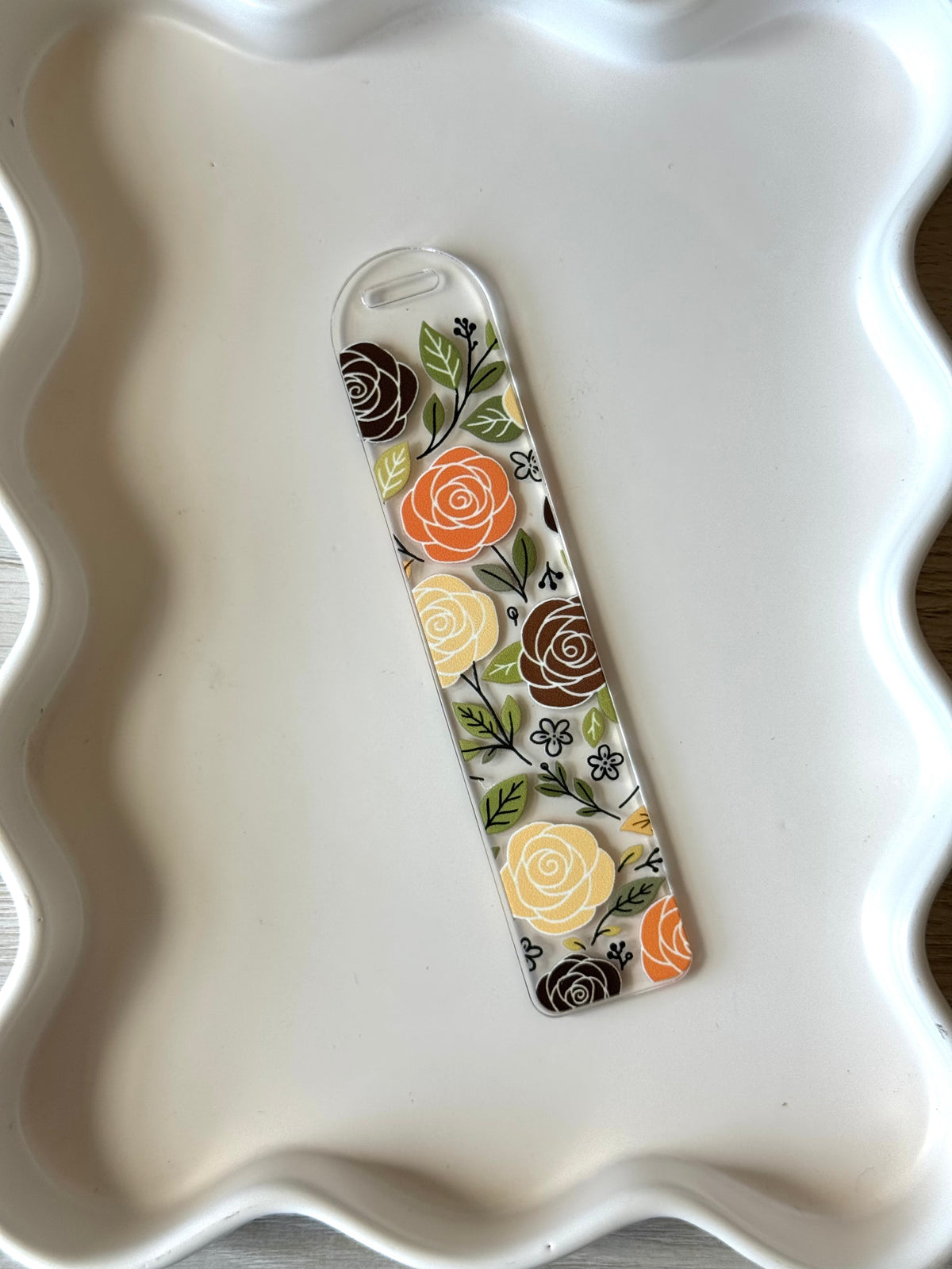 Fall Florals Bookmark