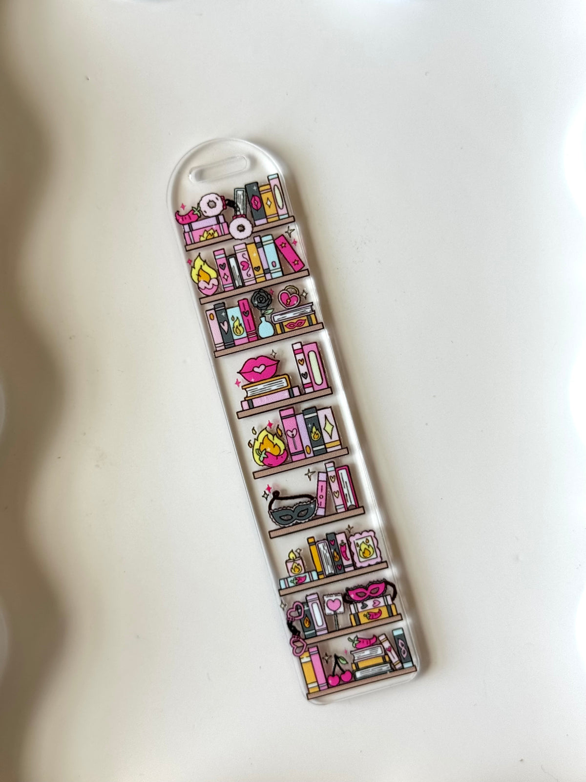 Spicy Bookshelf Bookmark
