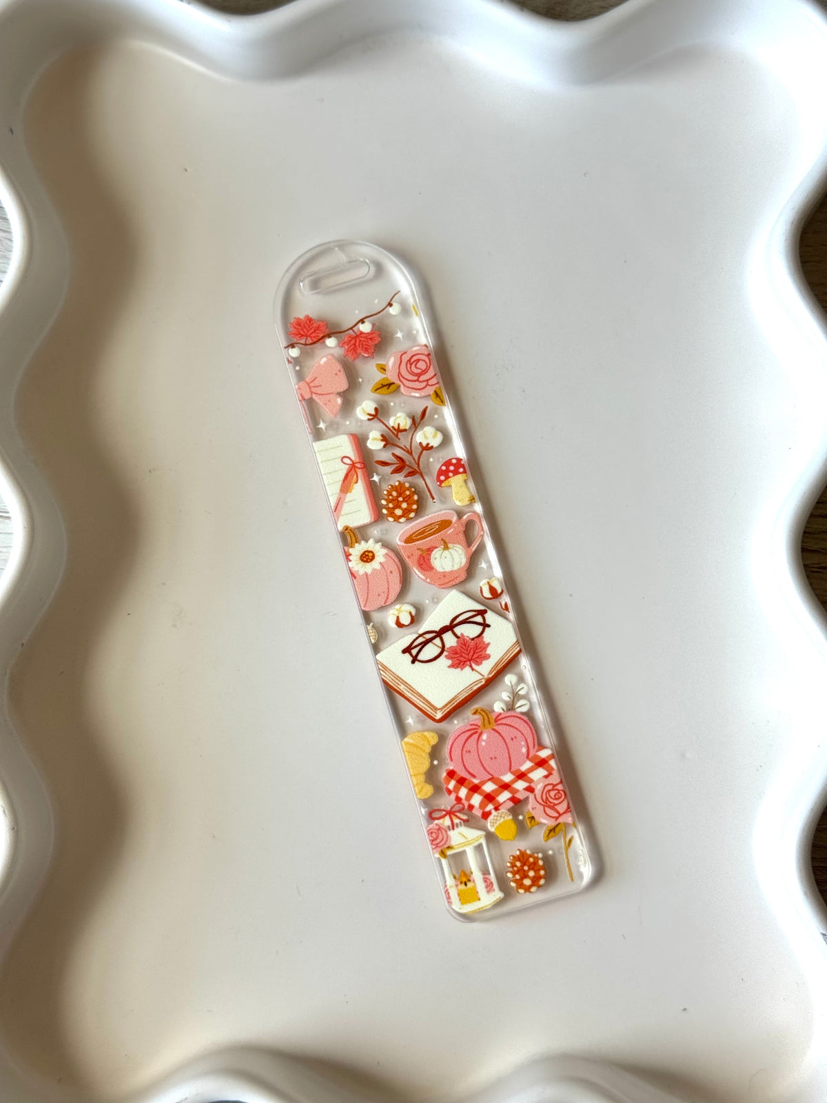 Girlie Swirlie Fall Bookmark