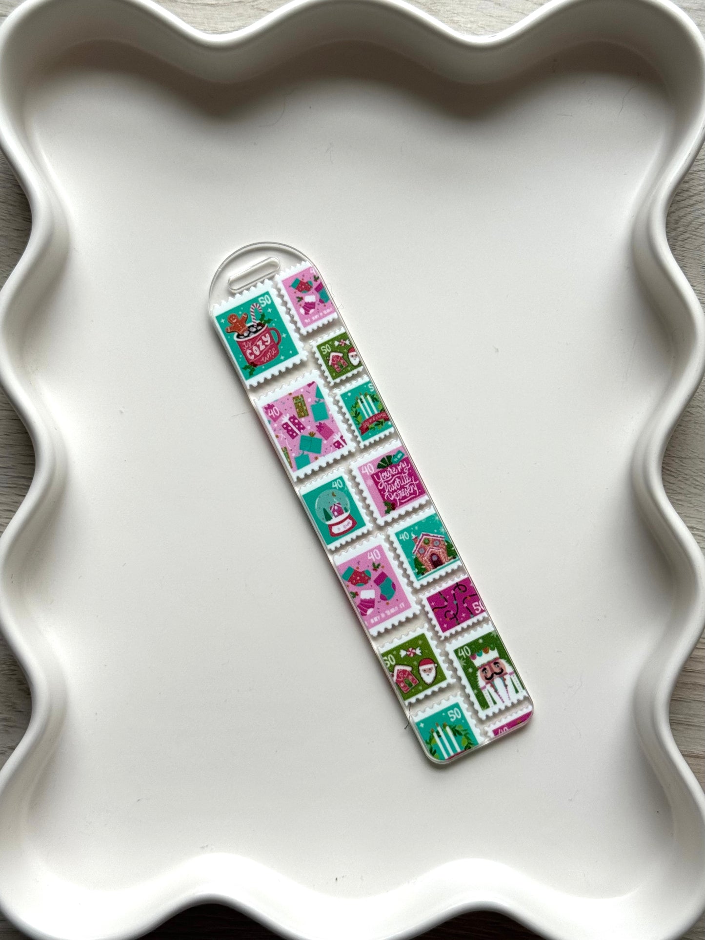 Holiday Stamps Bookmark