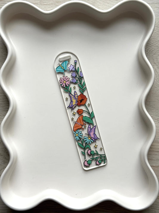 Wildflowers & Butterflies Bookmark