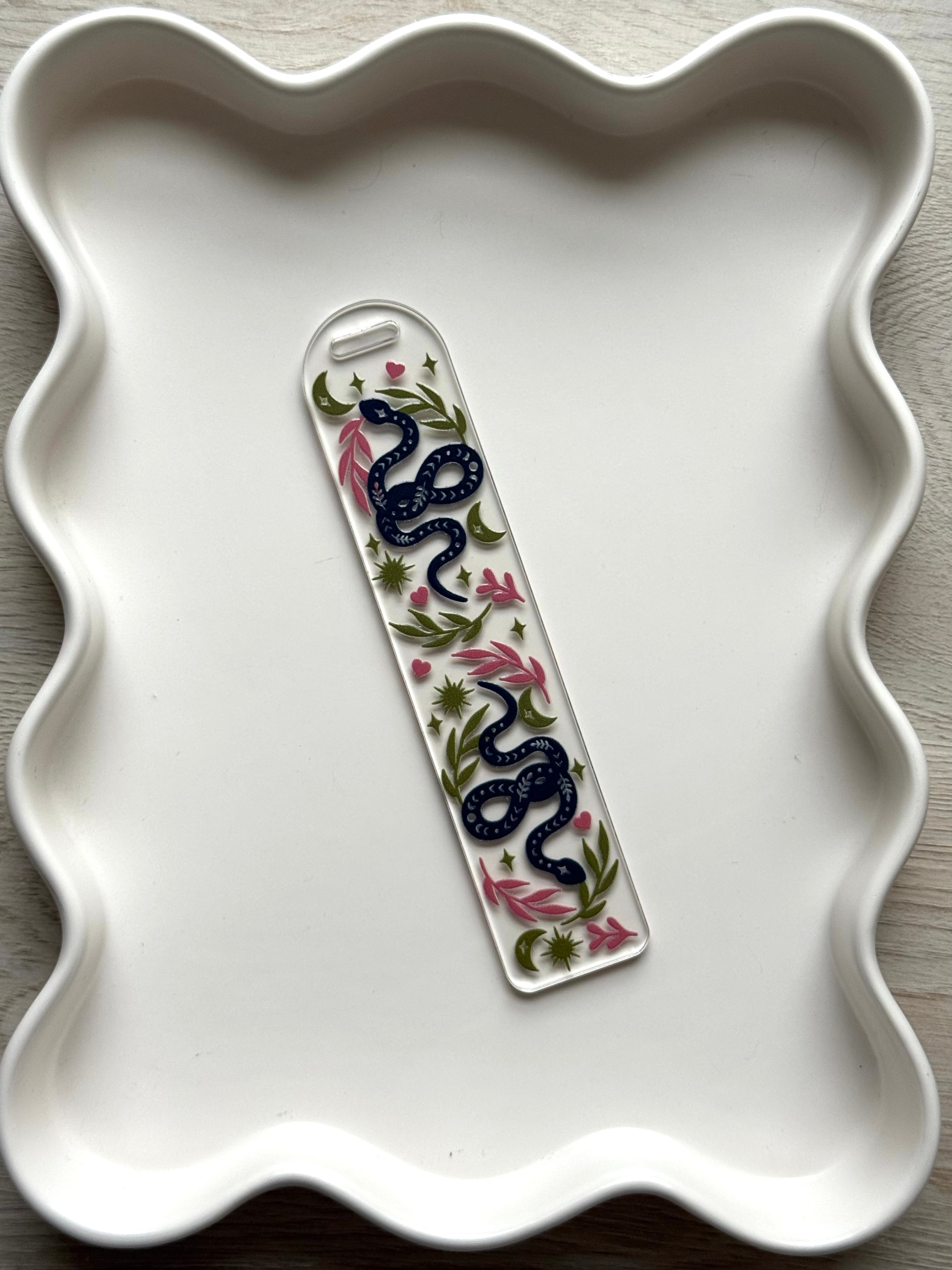 Fantasy Snakes Bookmark – Golden Lights Co.