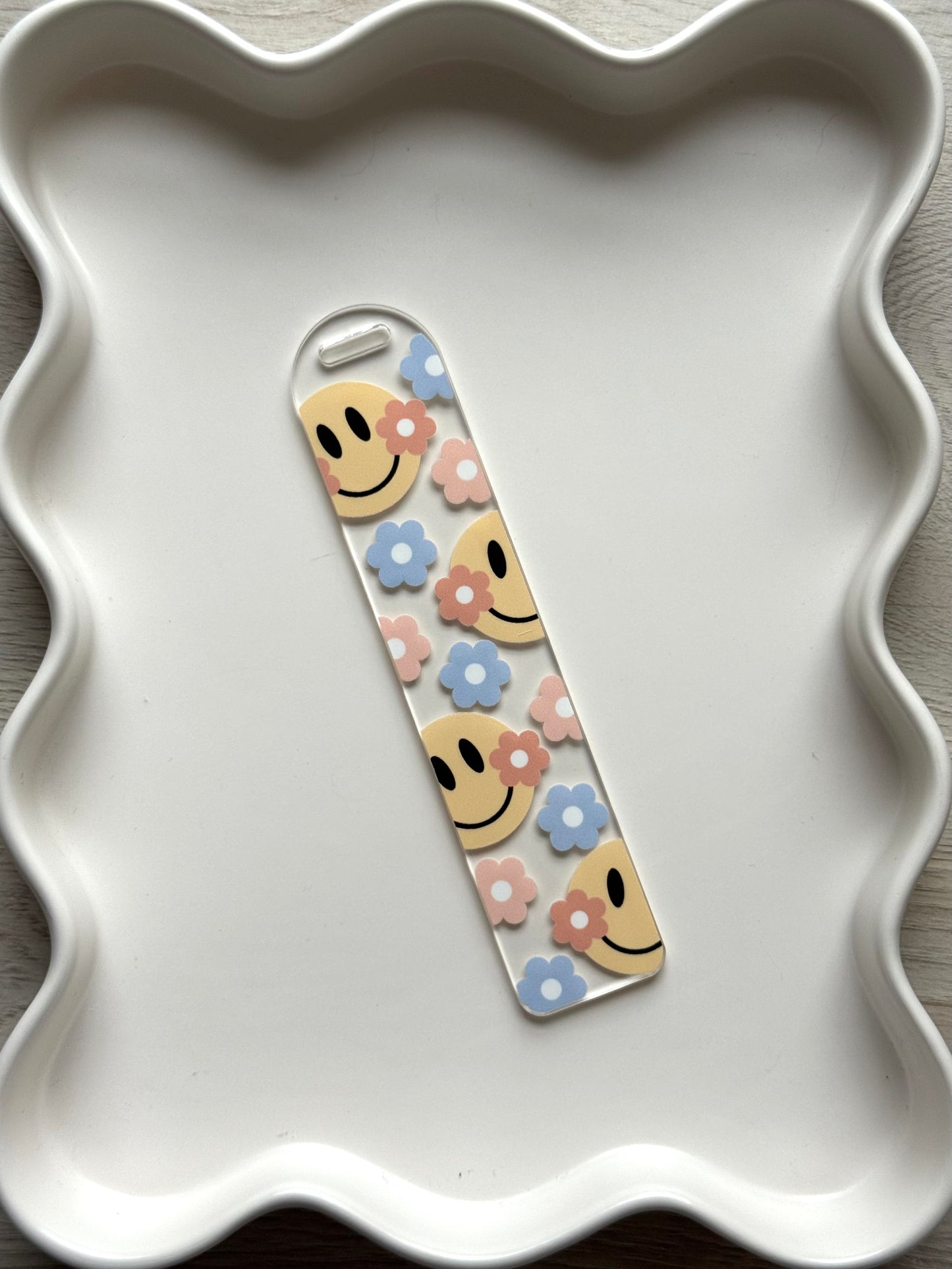 Happy Flowers Bookmark