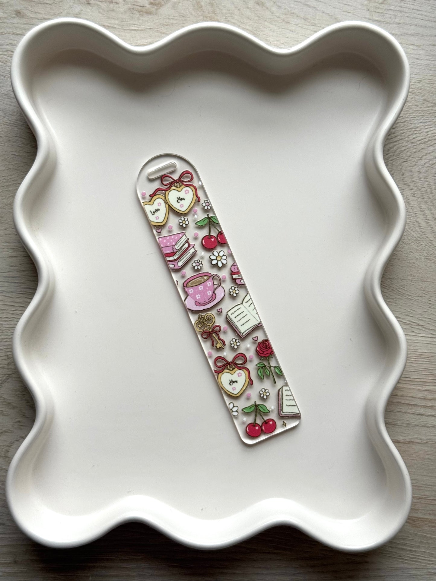 Love You Locket Bookmark
