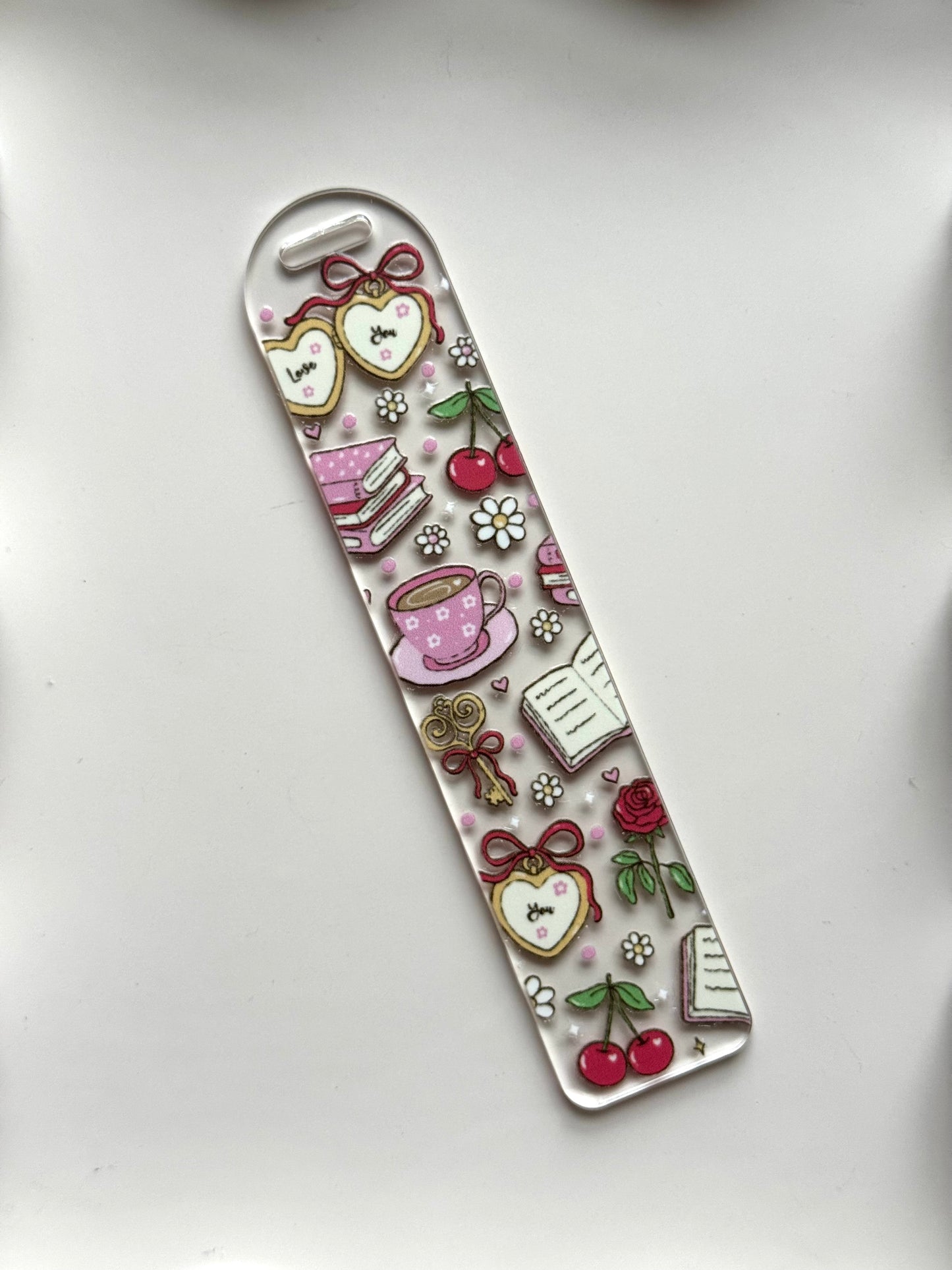 Love You Locket Bookmark