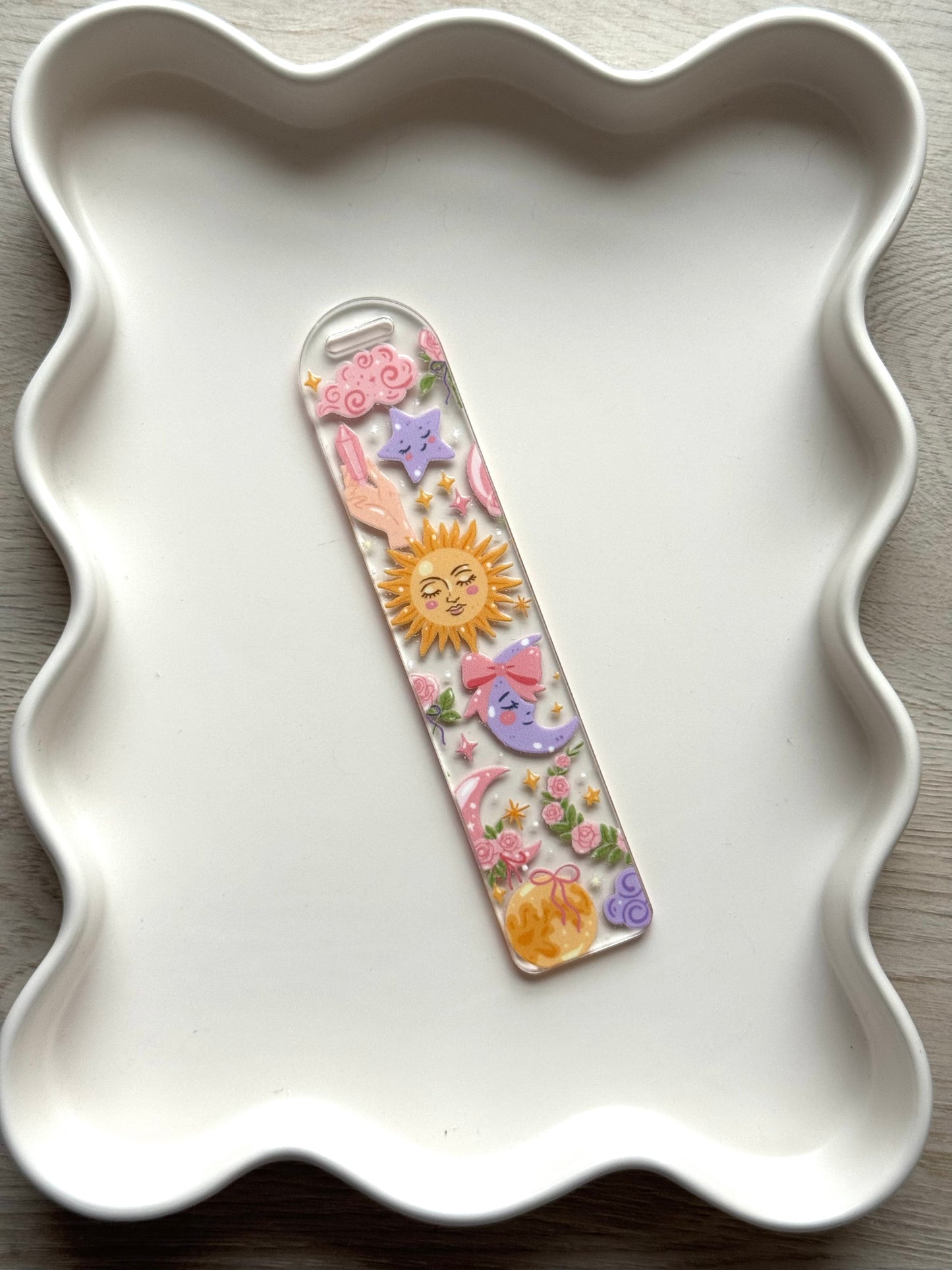 Whimsical Space Bookmark
