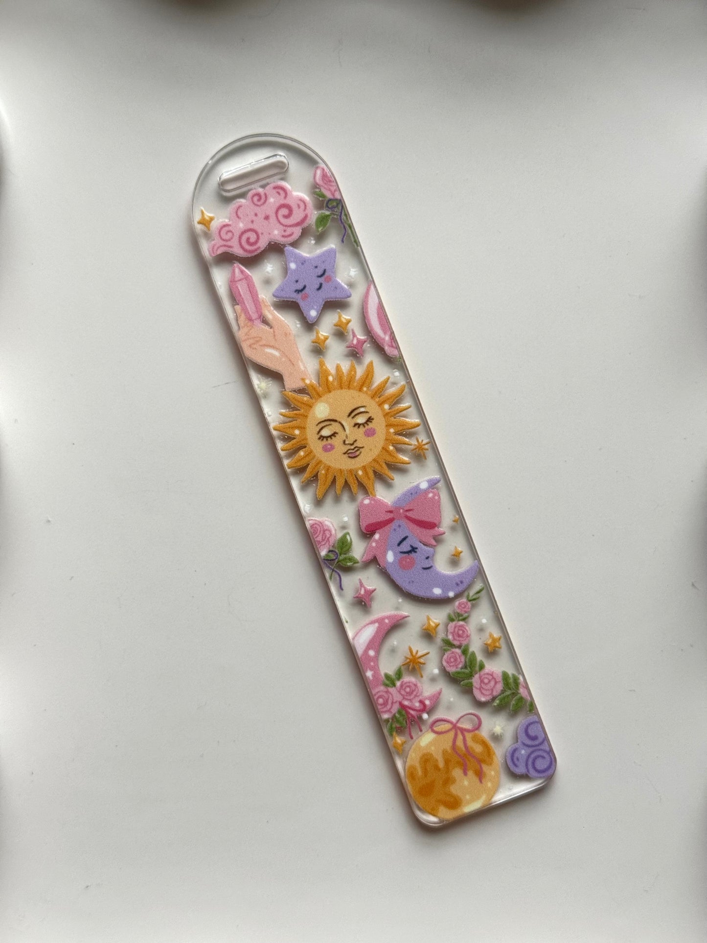 Whimsical Space Bookmark