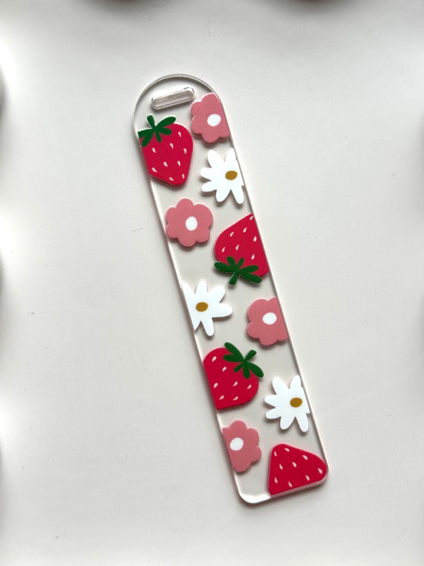 Summer Strawberries Bookmark
