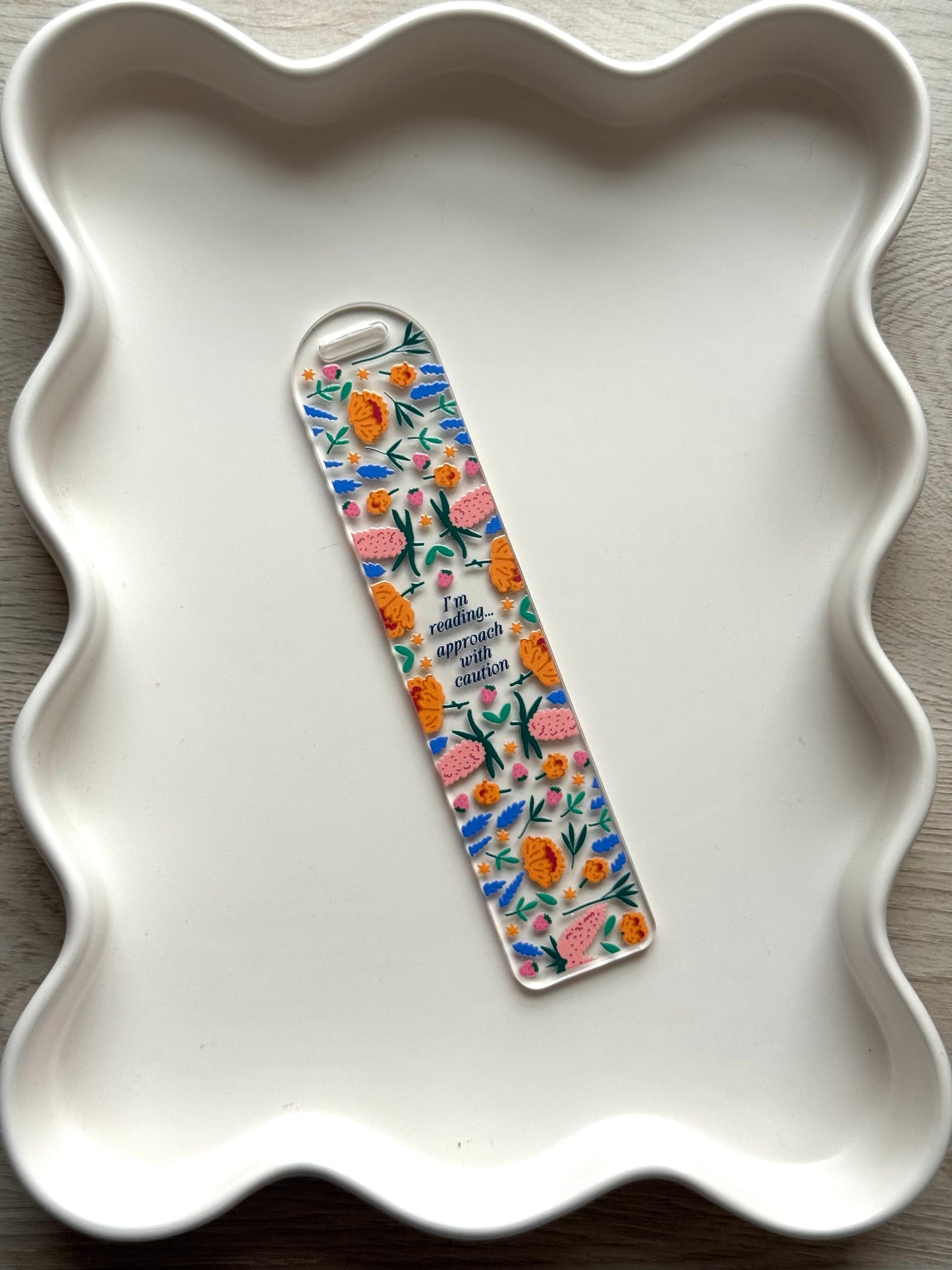 I'm Reading... Approach With Caution Bookmark