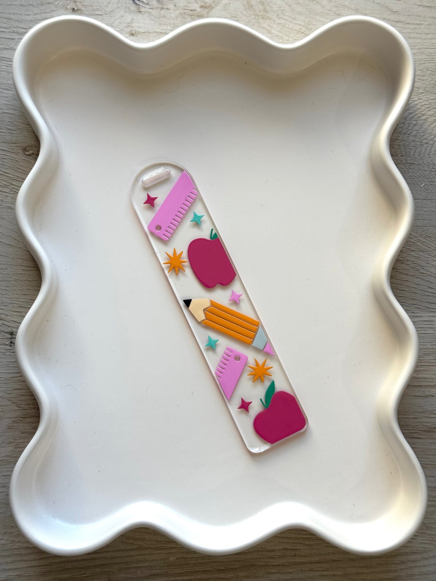 School Bookmark - Pink