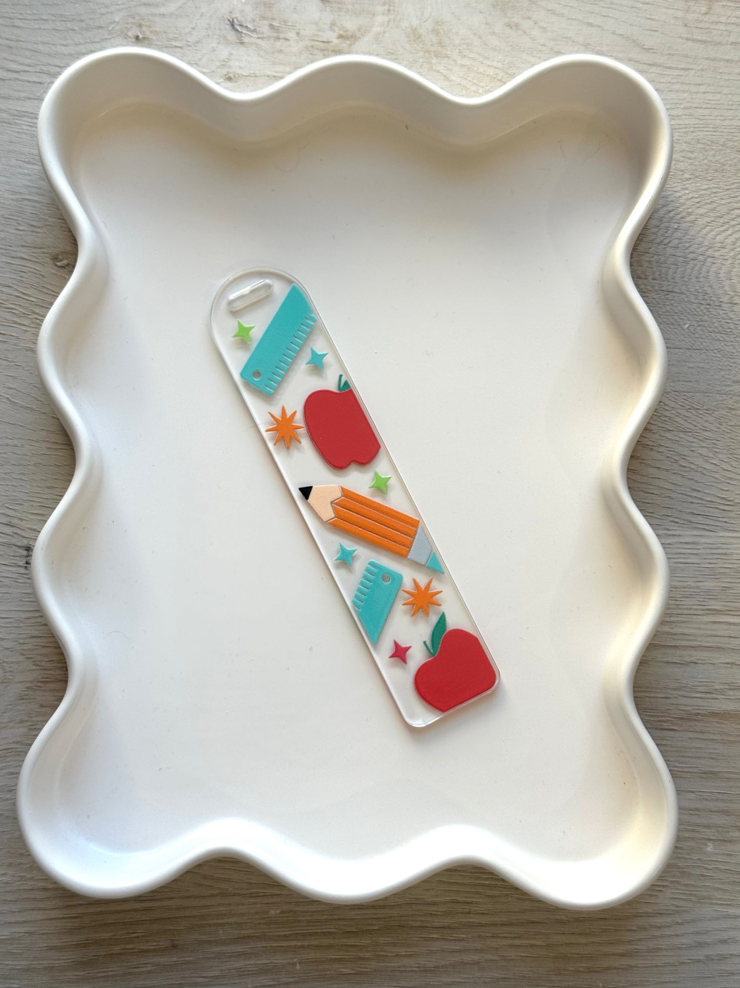 School Bookmark - Blue